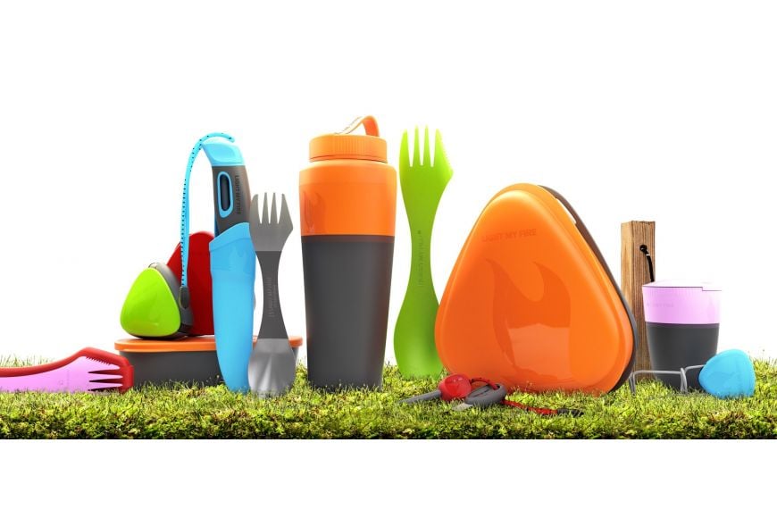 Brand presentation of Light My Fire - ignition accessories and outdoor tableware