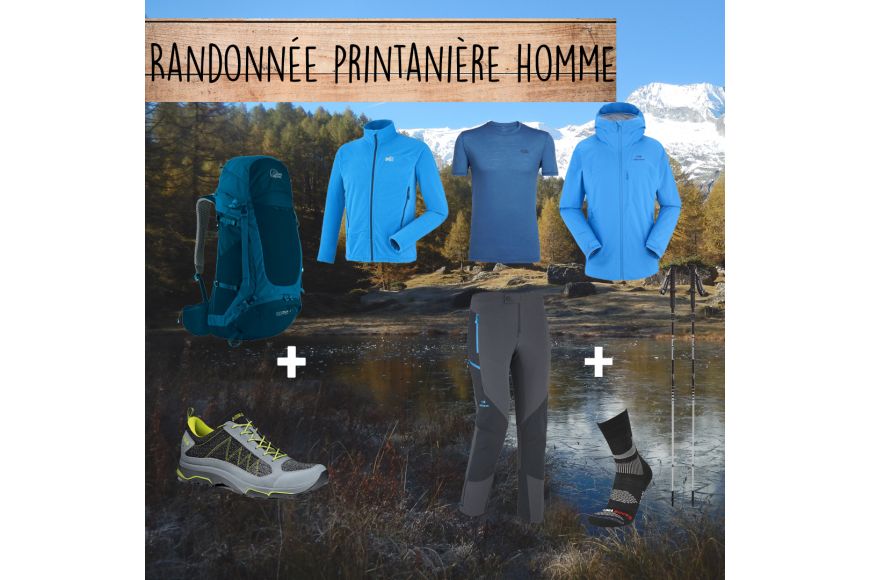 Outdoor trend: spring hiking outfit for men