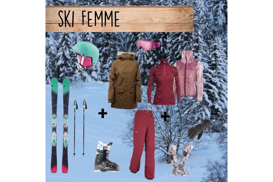 Tendencia al aire libre: esquí femenino