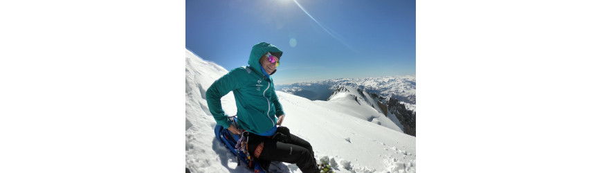 Liten rundtur i Mont Blanc för Clémence David
