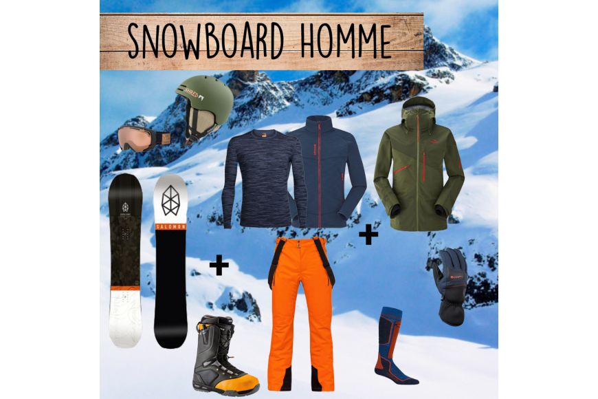 Tendance Outdoor : Snowboard Homme