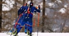 Enthüllung des neuen Craft Skianzugs der französischen Nationalmannschaft für die Saison 2023/2024