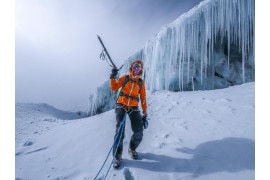 Ideal equipment for ice climbing with the Camp brand